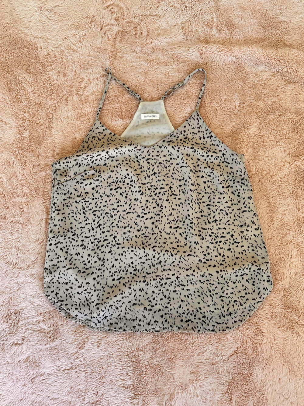 Taupe Spotted Cami Top